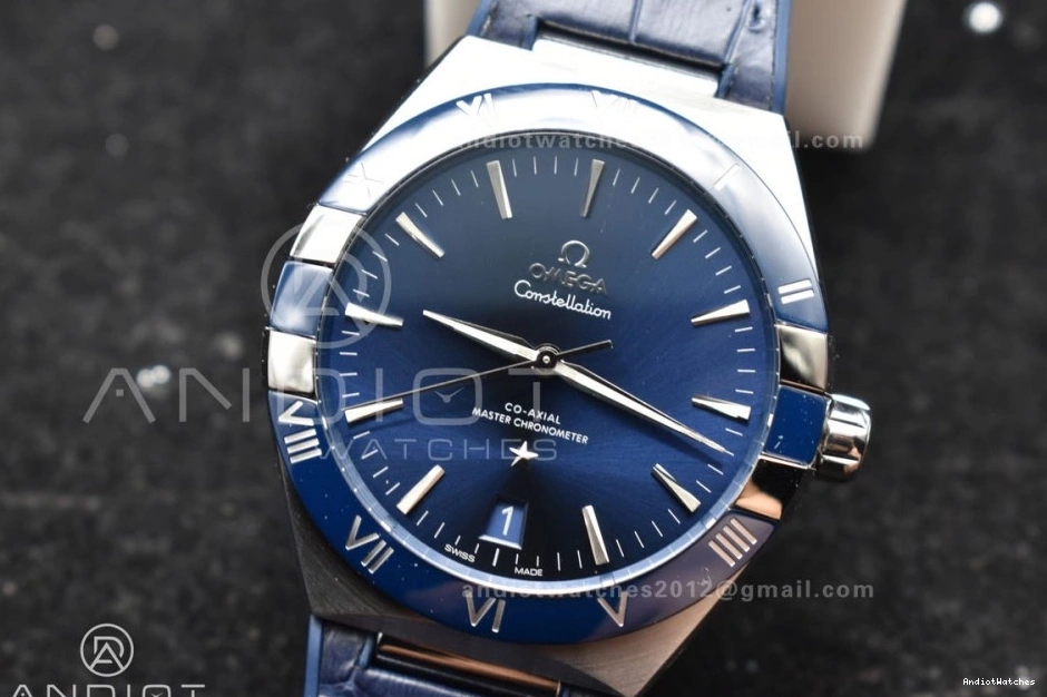 VSF A8900 Edition Clone Best Breathable on 546 Super Constellation Blue Strap Blue Ceramic Blue SS Dial Gummy 1:1 0912